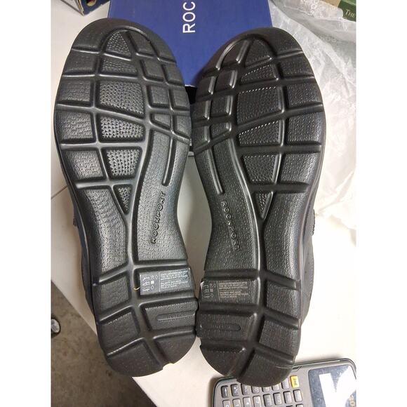Rockport Get your kicks Slip on loafers M79272 Black Men\'s Size 10 W New in box main image 6